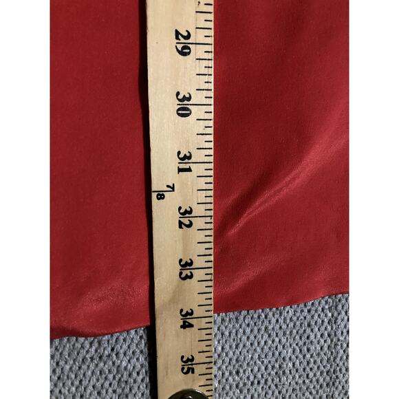 Valerie Dresses Petite Pencil Silk Dress Women's 8 Petite Coral Sleeveless Midi - Picture 8 of 9